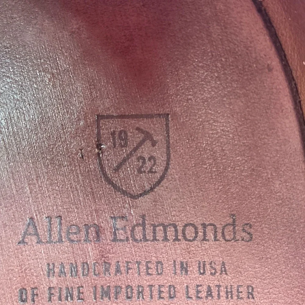 Allen Edmonds Shoes Mens Size 15 Brown Derby Ashton Leather Dress Made In USA